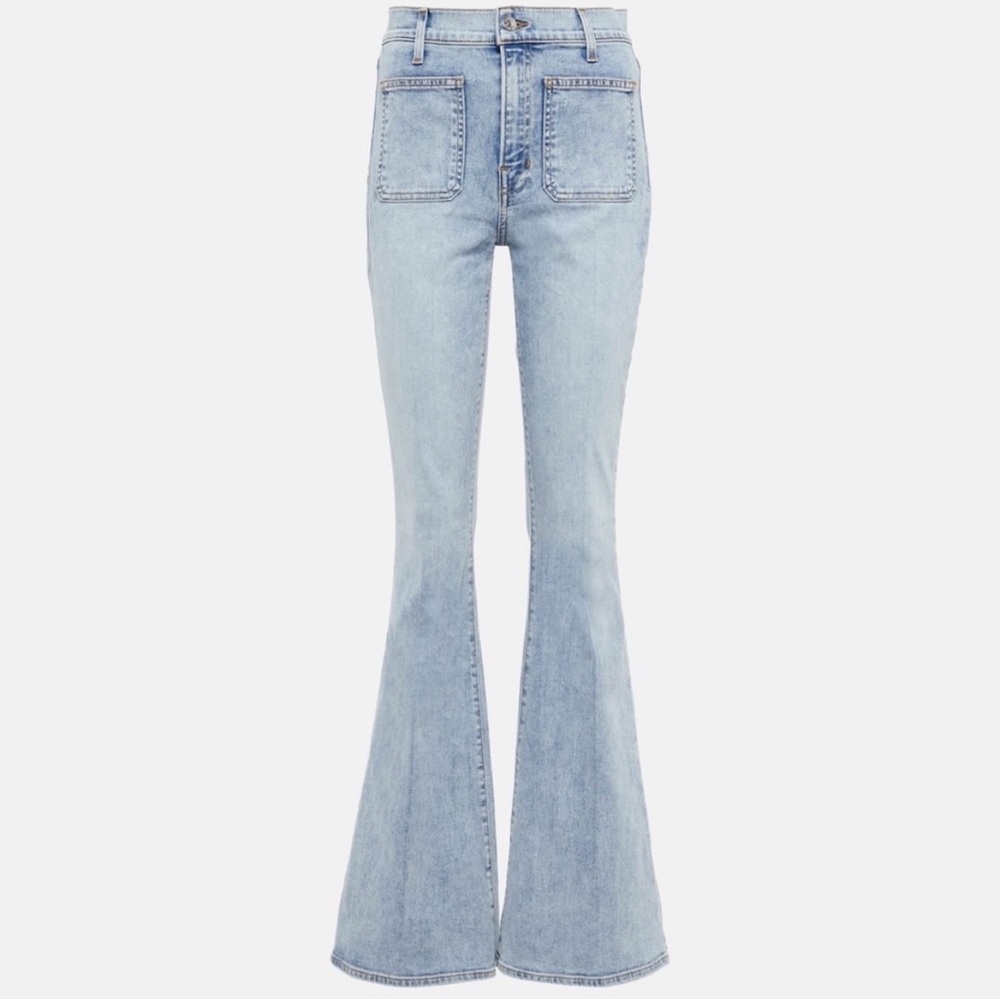 Veronica Beard Light Blue Flare Jeans | Size 10 | NWT